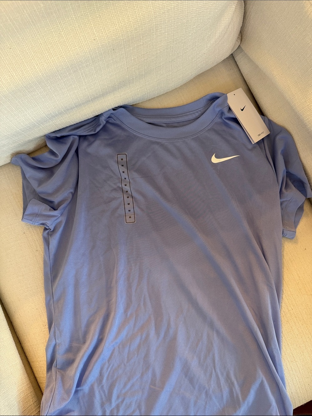 Nike Swoosh Tee in Light Purple